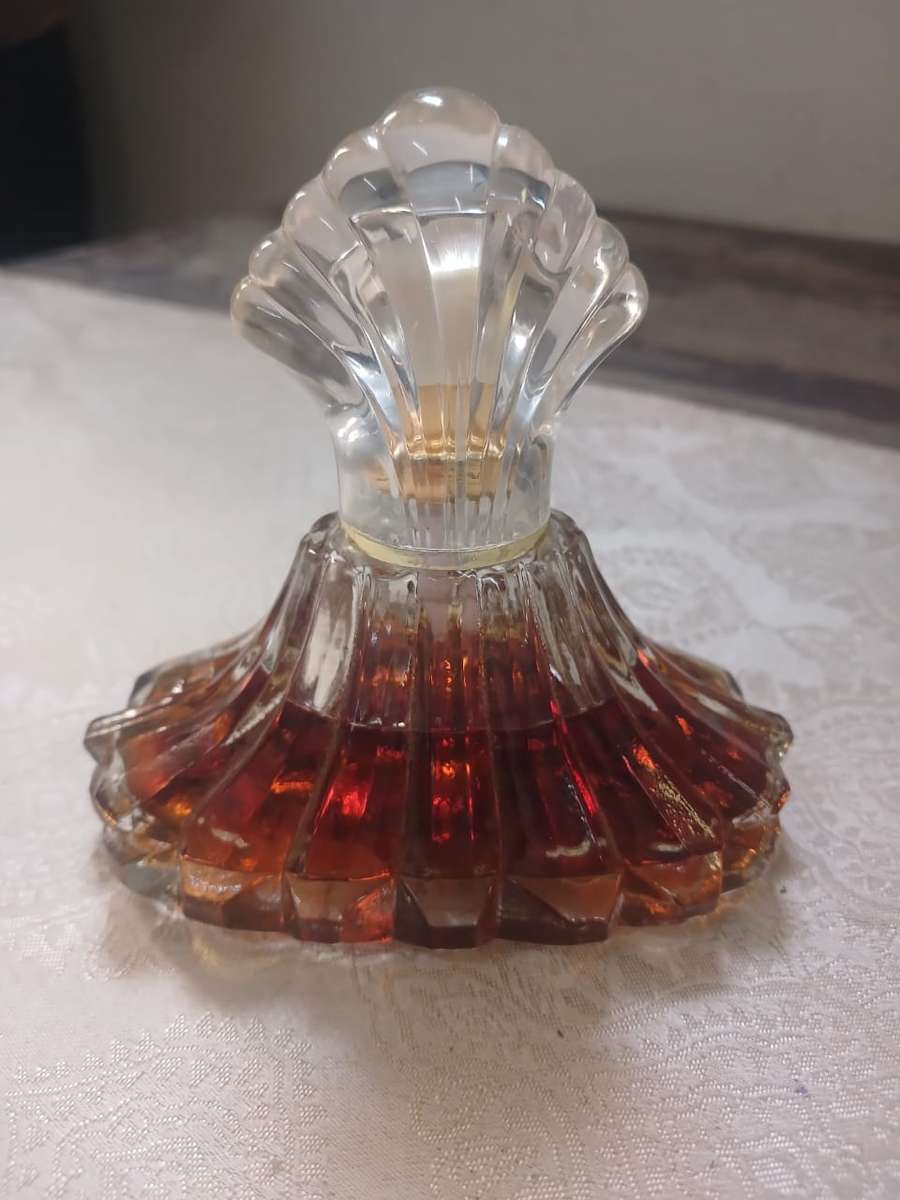 Vintage Glass Bottle with Mijona Perfume 75ml.