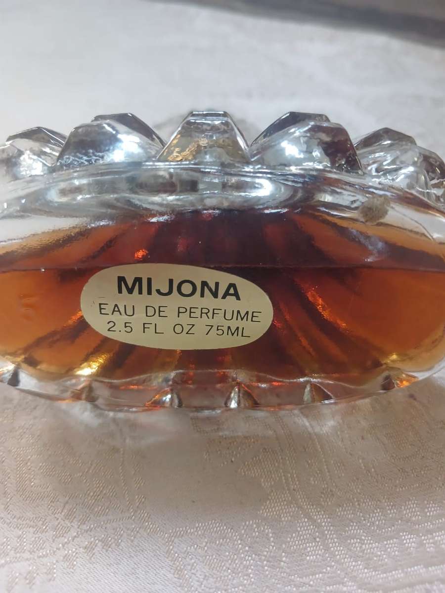 Vintage Glass Bottle with Mijona Perfume 75ml.