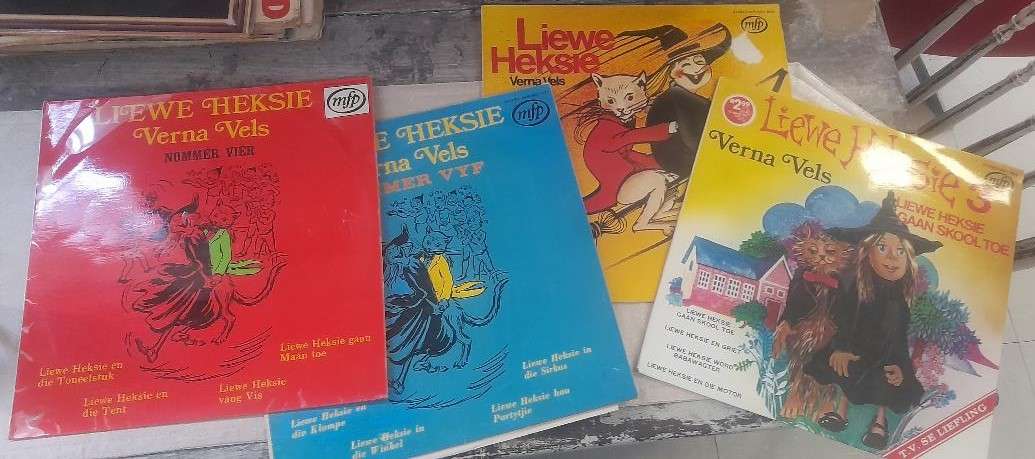 4 Liewe Heksie LP's. RARE!
