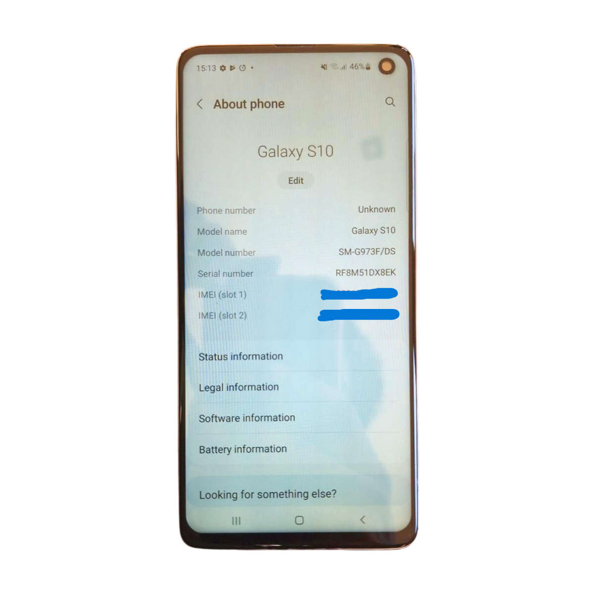 Samsung Galaxy S10 (128gb + 8gb)