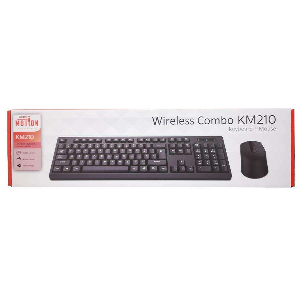 LekkerMotion Ergonomic KM210 Wireless Keyboard And Mouse Combo