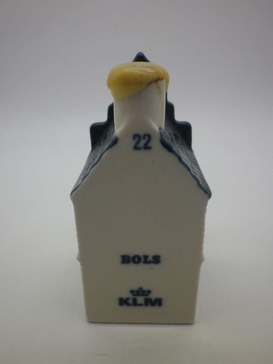 KLM Bols Delft Miniature house. no 22. Sealed with contents
