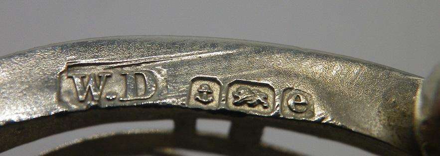 Hallmarked silver MUSTARD POT. Birmingham 1904. William Devenport No liner.