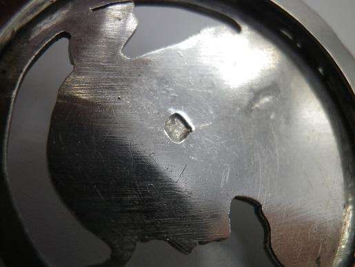 FANTASTIC OSIRIS EGYPTIAN GODDESS Hallmarked Sterling Silver Vintage Brooch.  4cm 13.9g