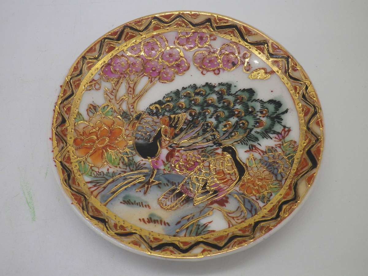 Quartet of Pretty Vintage Pin Trays Rosenthal, Chinese, Midwinter & James Kent.