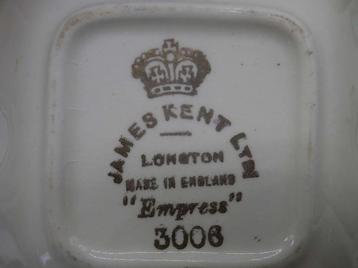 Quartet of Pretty Vintage Pin Trays Rosenthal, Chinese, Midwinter & James Kent.