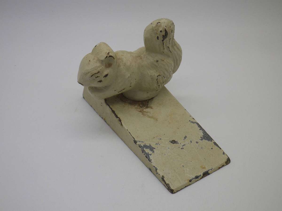 Vintage Cast Iron SQUIRREL door stop