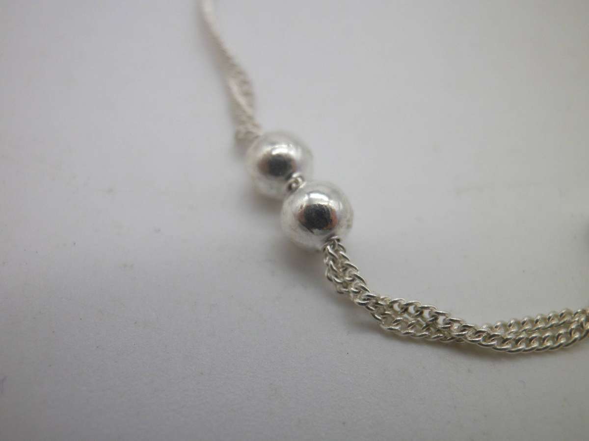 Pretty Sterling Silver 925 necklace. 44cm 6.8g. Made in Italy