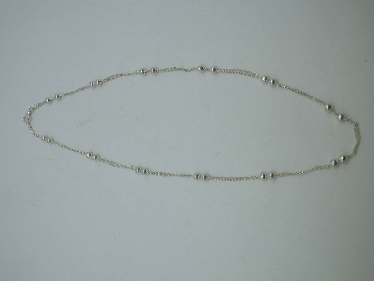 Pretty Sterling Silver 925 necklace. 44cm 6.8g. Made in Italy