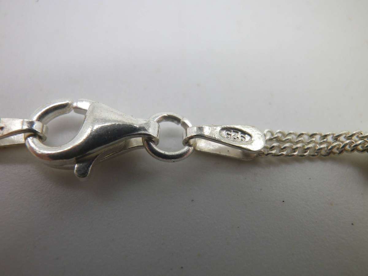 Pretty Sterling Silver 925 necklace. 44cm 6.8g. Made in Italy