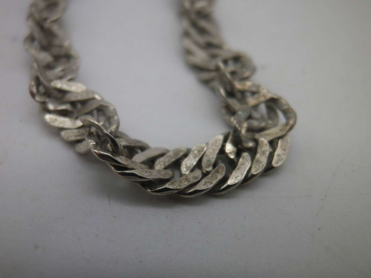 Vintage Sterling Silver bracelet. Made in Italy. 17.5cm 5.21g