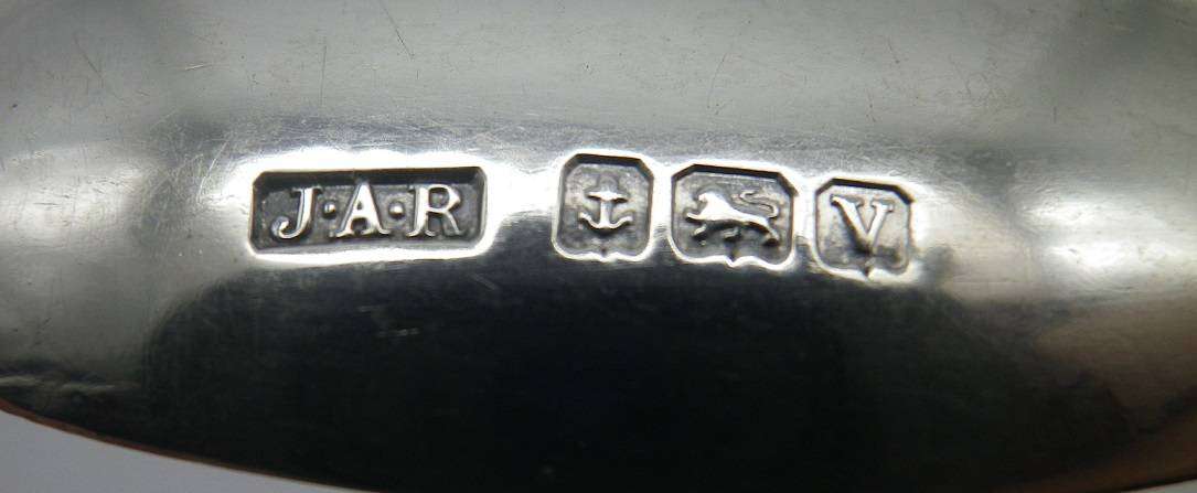 Crested Hallmarked Silver Spoon. Kimberley Regiment. Birmingham, 1945. 13.3 cm 24g