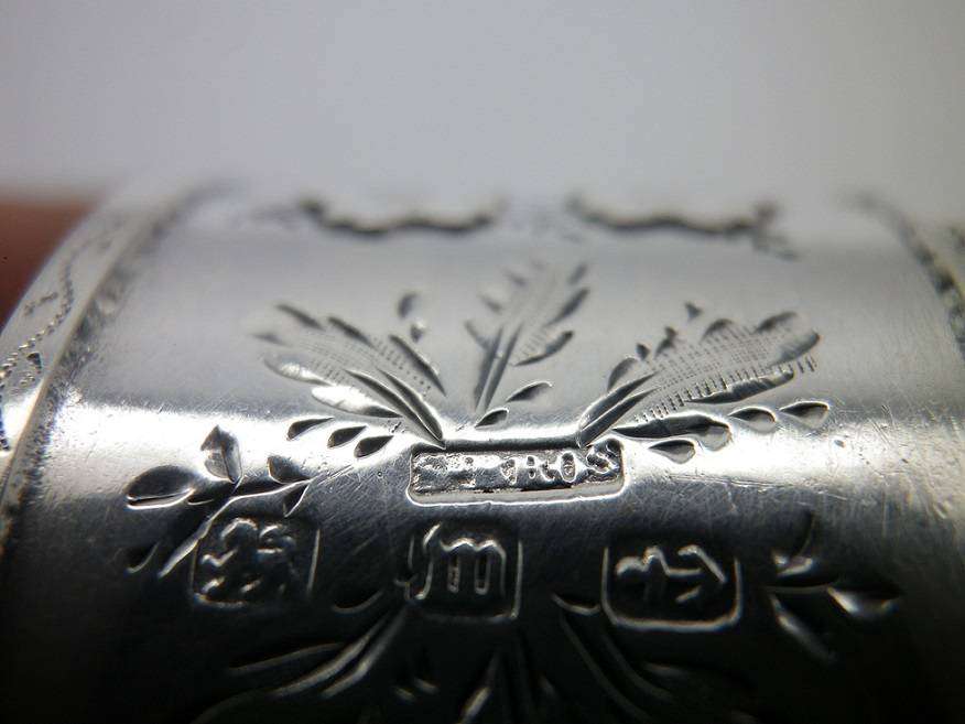 Hallmarked Sterling Silver Serviette Ring. Birmingham, 1911. 18.71g Beautiful