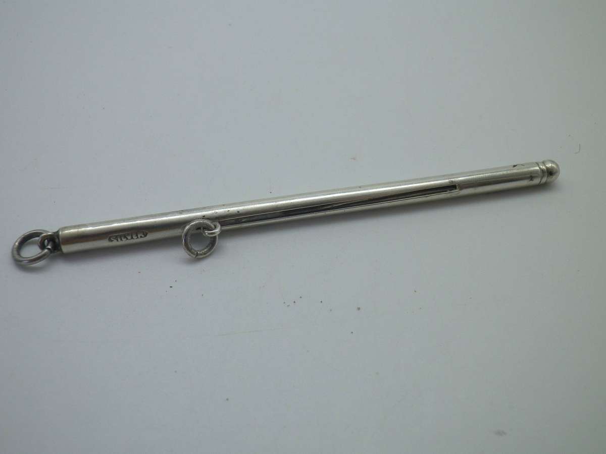Vintage Sterling Silver Chatelaine Swizzle Cocktail Stick. 6.48g. 8.5cm