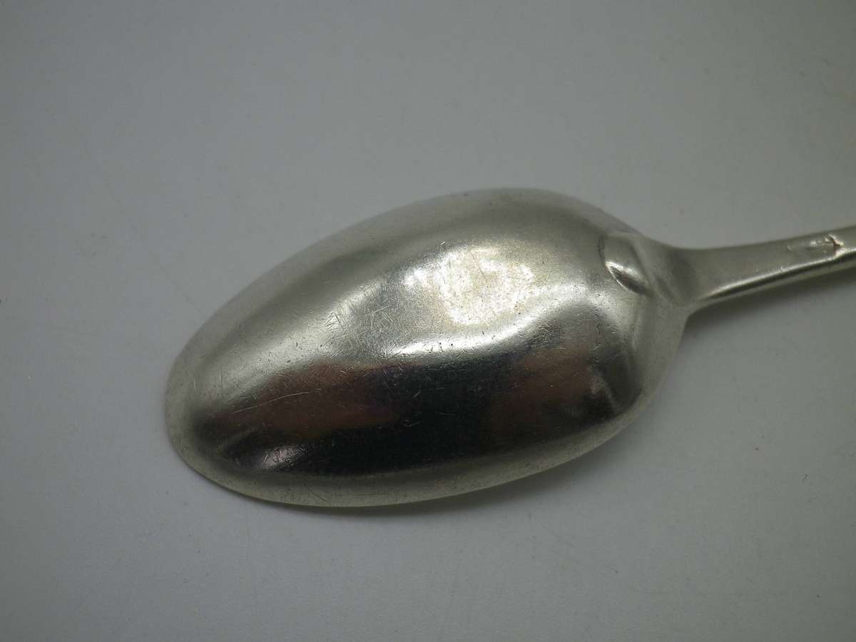 Bent Georgian Hallmarked Silver Spoon 12cm. 16.32g