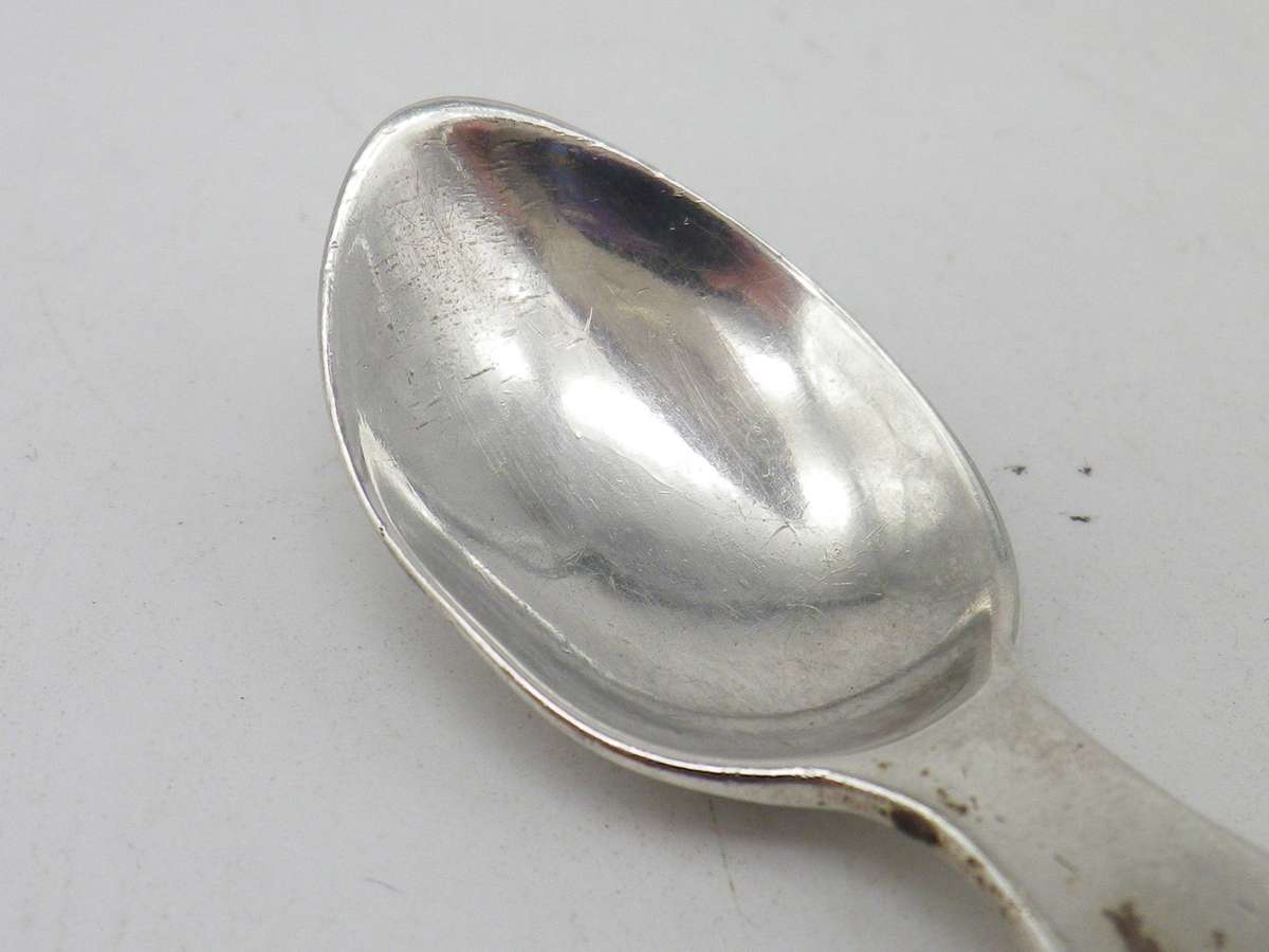 Rare Exeter Silver! Large Hallmarked Silver Sugar tongs. Exeter, 1850 John Stone. 14cm 40grams