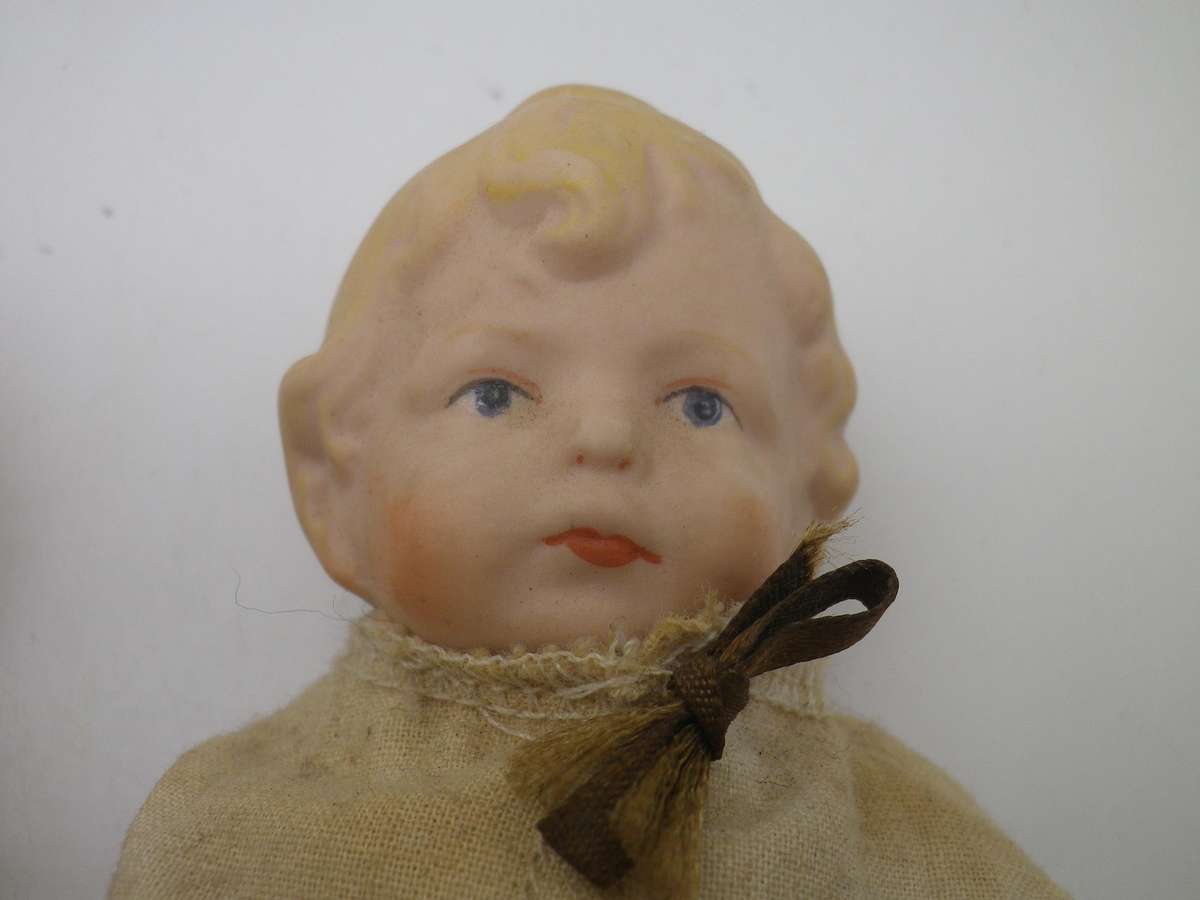 TWO Vintage 1992 Porcelain dolls. Named & Numbered. 15cms