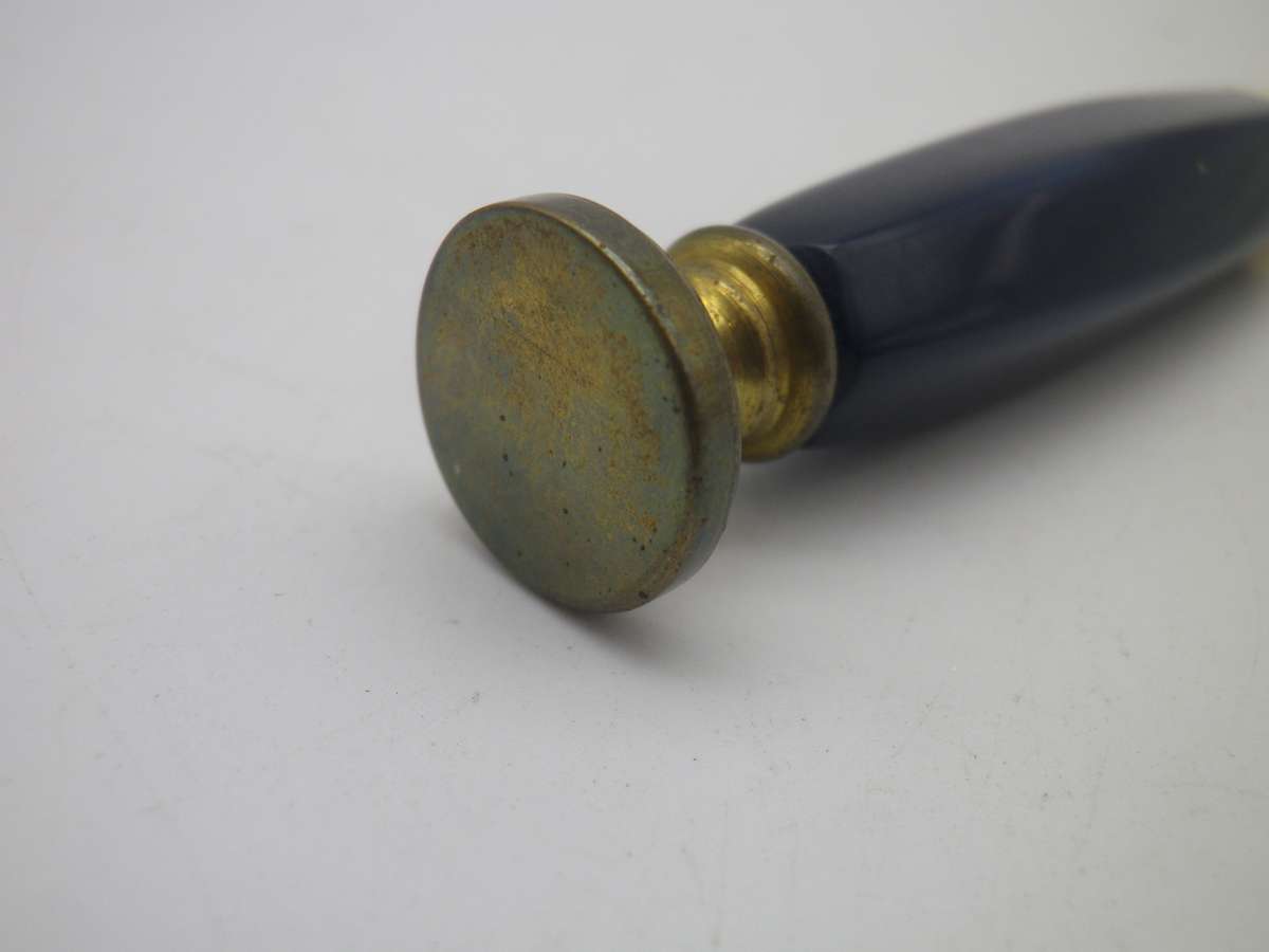 Vintage Bakelite & Brass Wax Seal. Not engraved