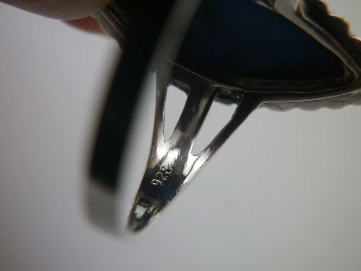 FOR SILVER74 ONLY PLEASE! Sterling Silver & Turquoise Vintage ring. Size Q 1/2. 5.27g