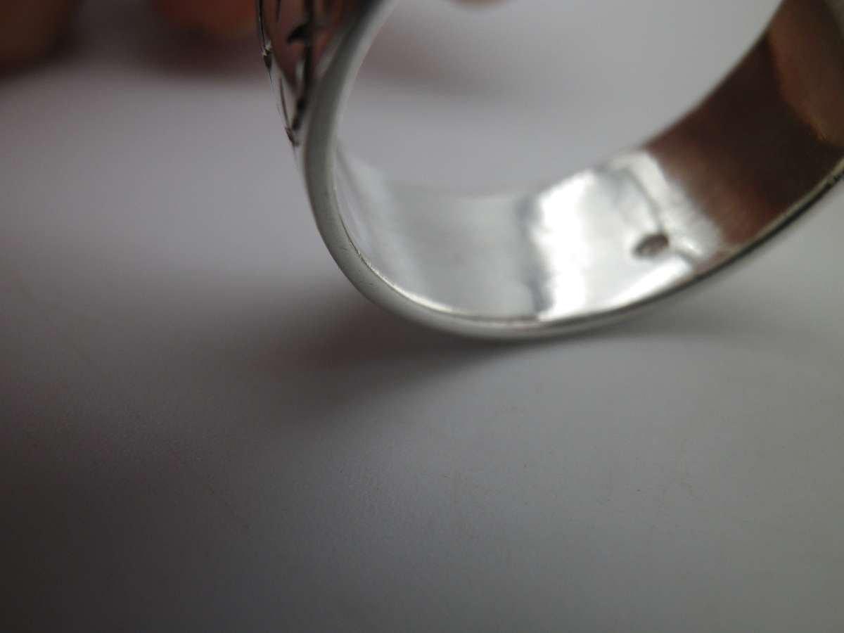 Sterling Silver Men`s Large Vintage Ring  Size: Z. 7.27 g