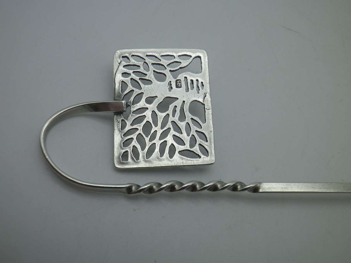 Sterling Silver Bookmark.  14.5cm long. 5.40g