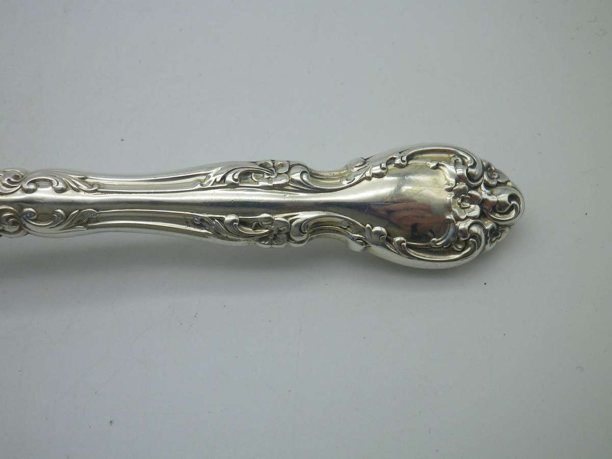 Vintage ASPARAGUS Lifter with ornate silver handle. 23.5cm Beautiful!