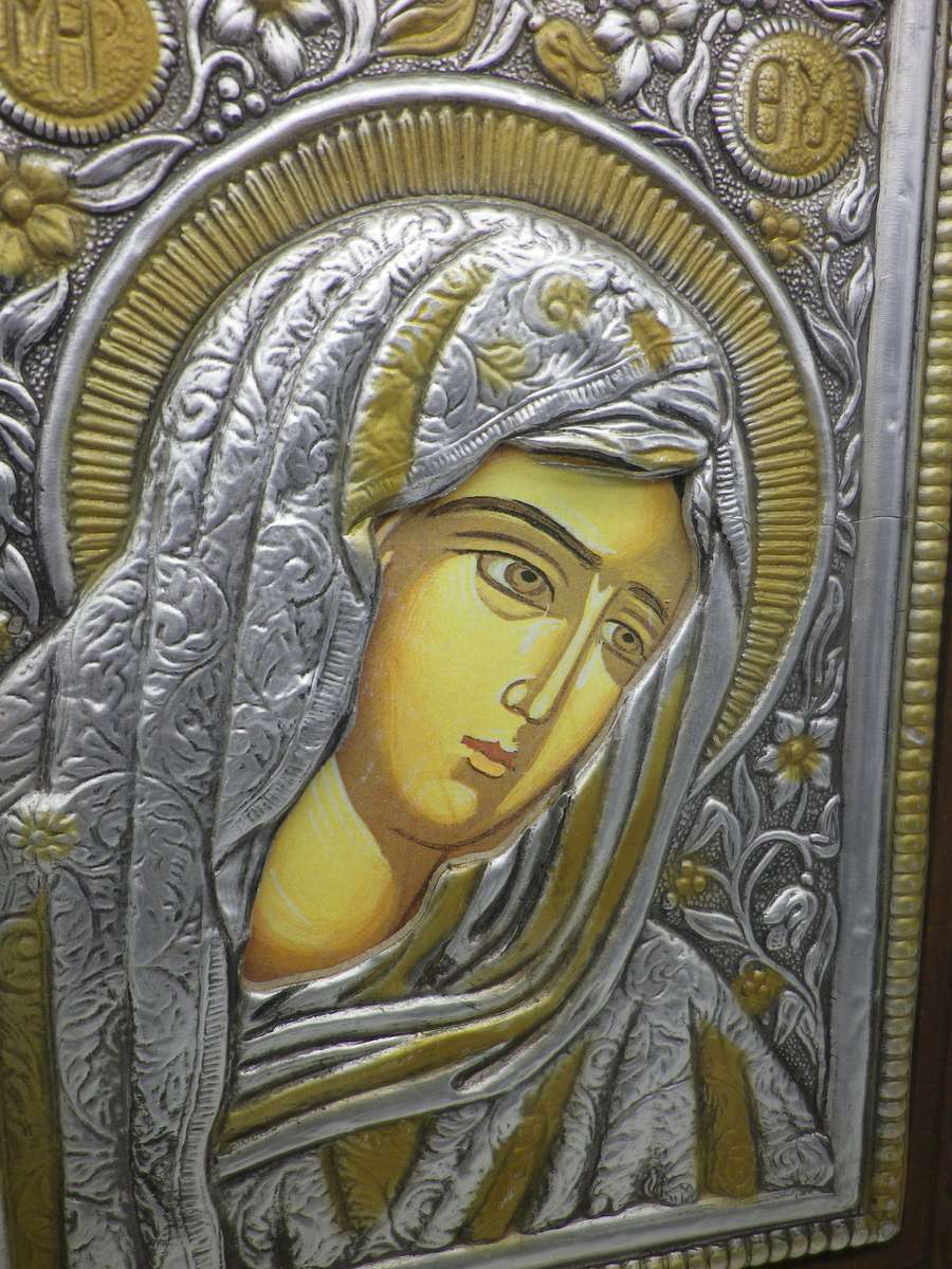 Madonna Icon. Byzantine replica