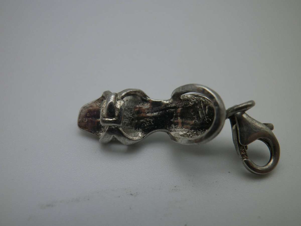Cute Sterling Silver Vintage SHOE charm. 2cm. 1.73g