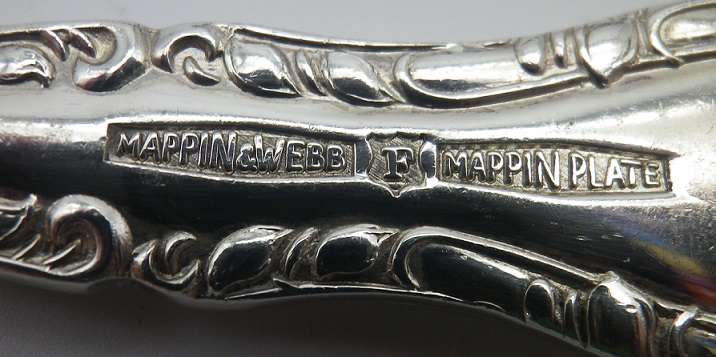 MAPPIN & WEBB silver plated 6 teaspoons & 6 cake forks