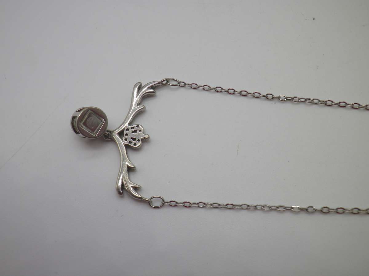 Unusual STERLING SILVER STANHOPE NECKLACE. Says "I love you" in many languages