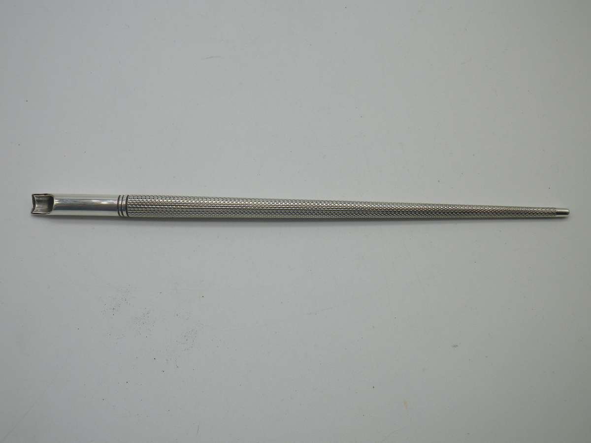 FOR MARIUS ONLY PLEASE! Antique Hallmarked Silver dip pen.  Birmingham, 1899 Maker James Fenton