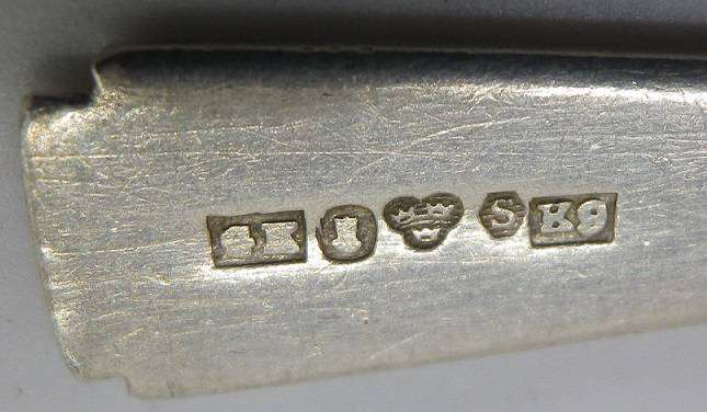 Beautiful Hallmarked Sterling Silver Cross Pendant. Sweden, 1960.  Ge-Kå Smycken 5 x 2.5cm. 3.7g