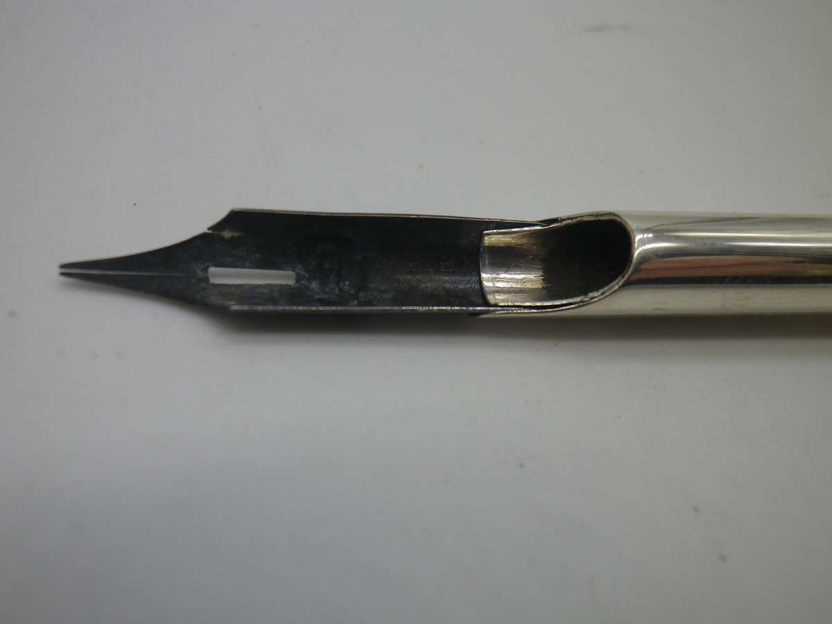 FOR MARIUS ONLY PLEASE! Antique Hallmarked Silver dip pen.  Birmingham, 1899 Maker James Fenton