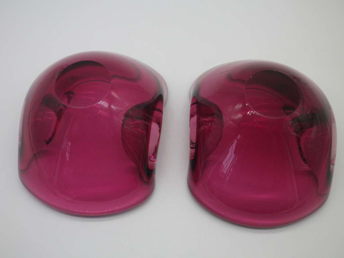 Pair Good quality Glass nut or bon bon Vintage bowls.