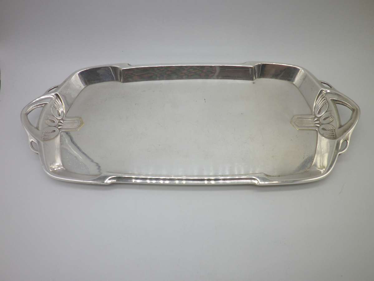 WMF Silver Plated Art Nouveau small tray. 29 x 13cm. Germany