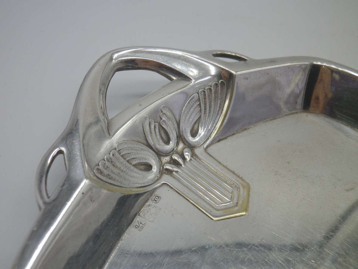 WMF Silver Plated Art Nouveau small tray. 29 x 13cm. Germany