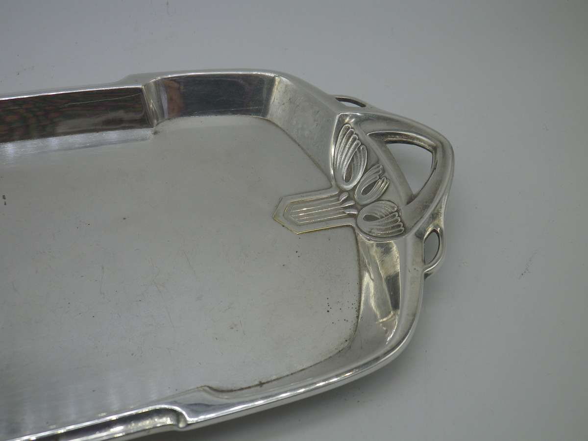 WMF Silver Plated Art Nouveau small tray. 29 x 13cm. Germany