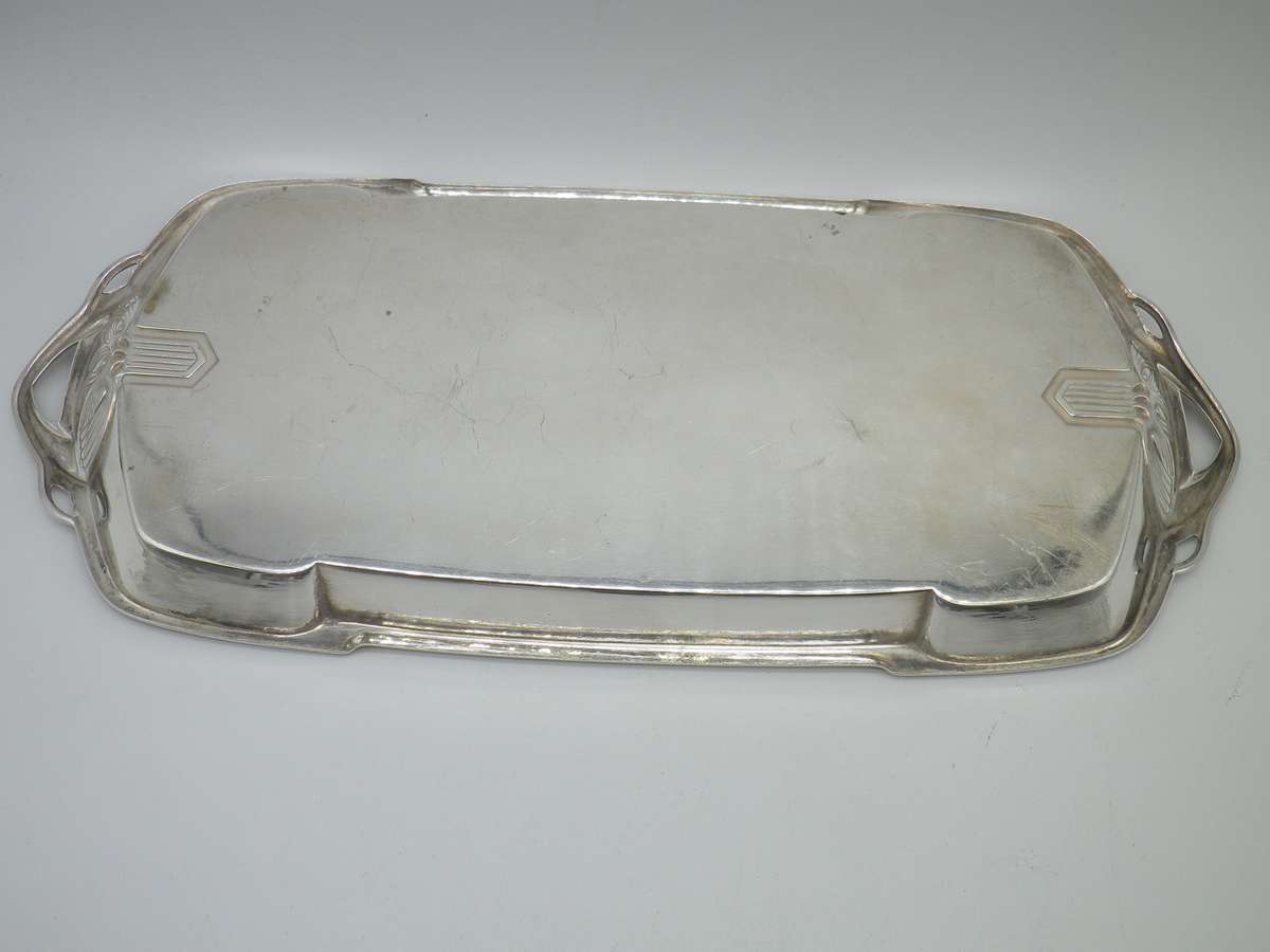 WMF Silver Plated Art Nouveau small tray. 29 x 13cm. Germany