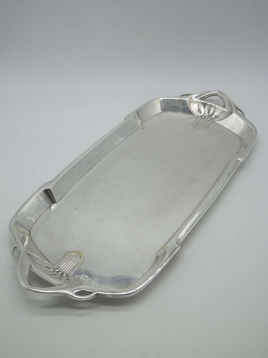 WMF Silver Plated Art Nouveau small tray. 29 x 13cm. Germany