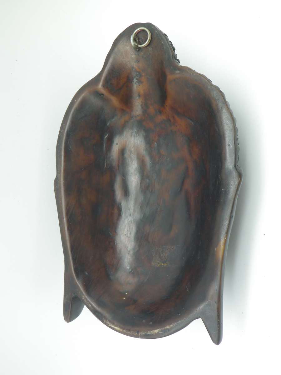 Carved Stone Thai Buddha to hang on wall. Serene Expression. 19x12x6cm