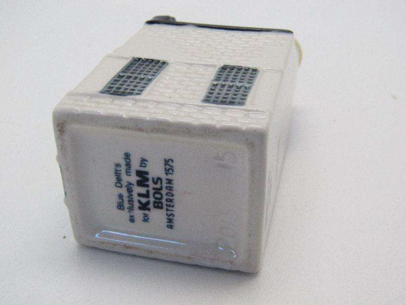 KLM Bols Delft Miniature house. no 15. Sealed with contents