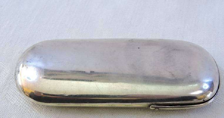 Rare Hallmarked Silver Eyeglasses Case Chester, 1920.  Stokes & Ireland. 71.6g