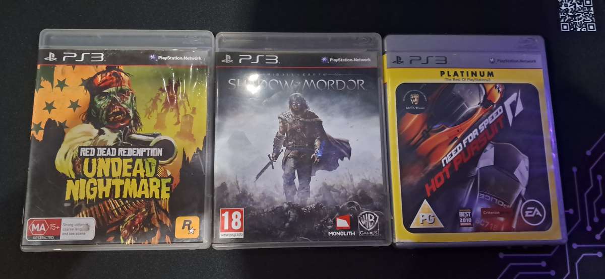 PS3 3 Games For Auction ( 1 Bid For All)