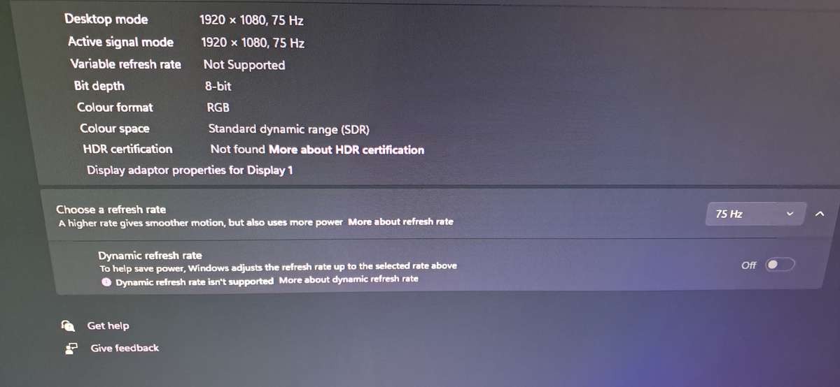 ROGUEWARE 24 W2413S 75HZ FREESYNC FHD 1080P Gaming Monitor