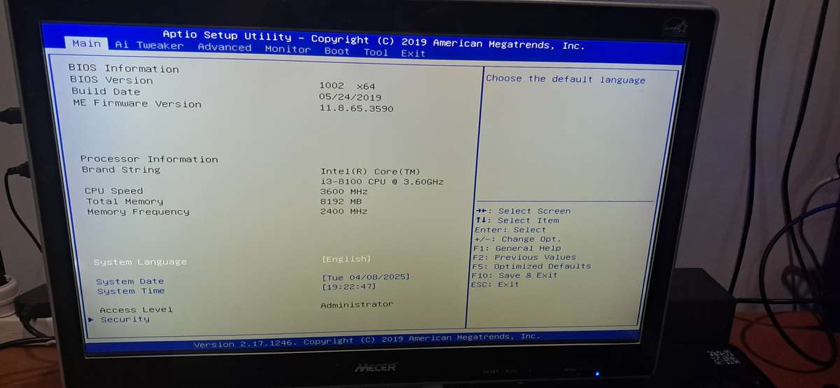 Mecer i3-8100 All In One Desktop PC