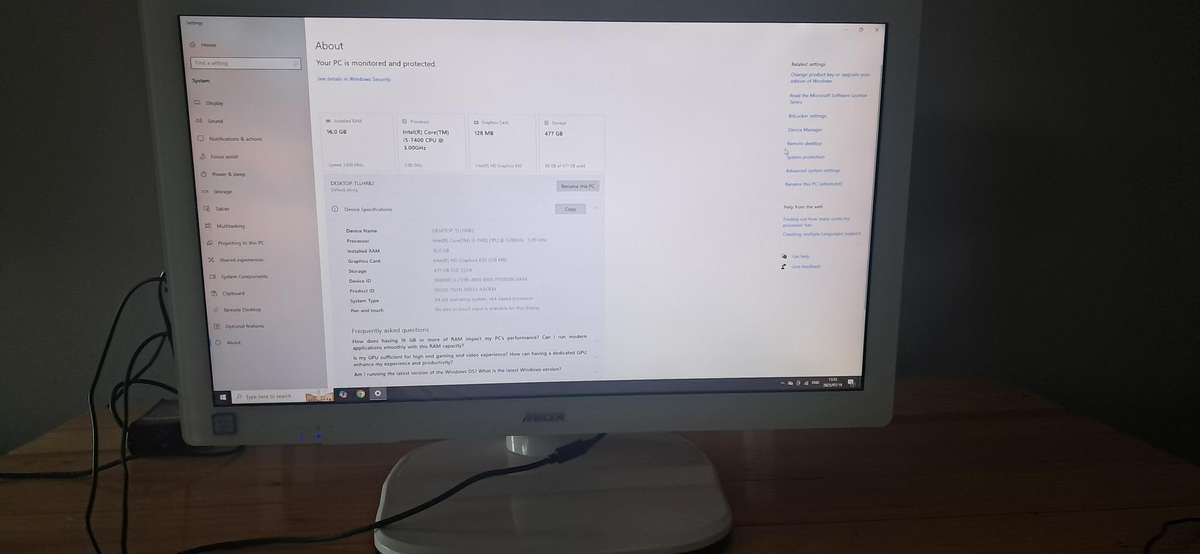 Mecer i5-7400 All In One Pc