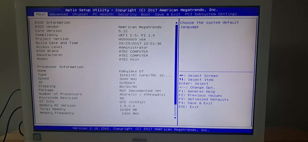 Mecer i5-7400 All In One Pc