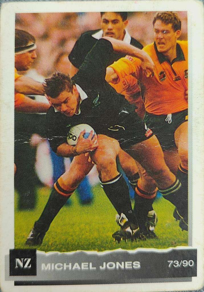 1994 Sport deck rugby card New Zealand Michael Jones 73/90
