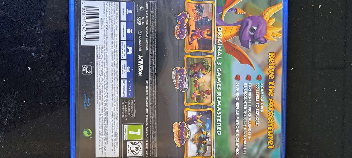 Spyro Reignited Trilogy PS4 Excellent Condition