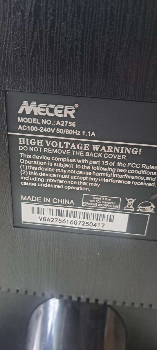 Mecer 27" A2756 Monitor